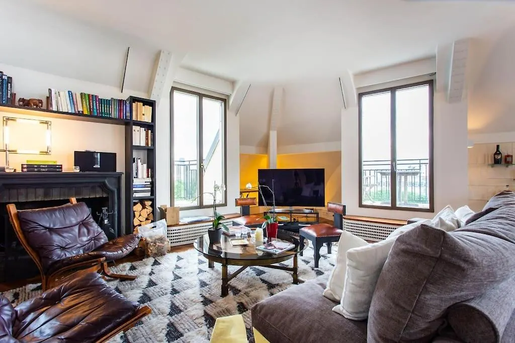 Appartement New Rbnb Eiffel Tower Rooftop 360 Terrace View And Parking Parijs Frankrijk