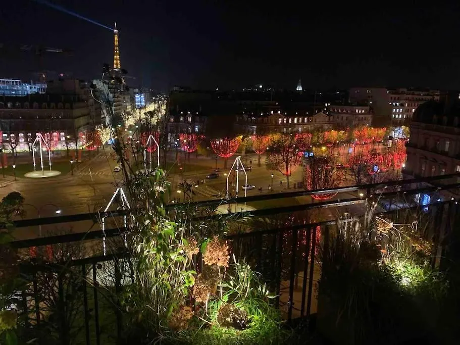 Appartement New Rbnb Eiffel Tower Rooftop 360 Terrace View And Parking Parijs