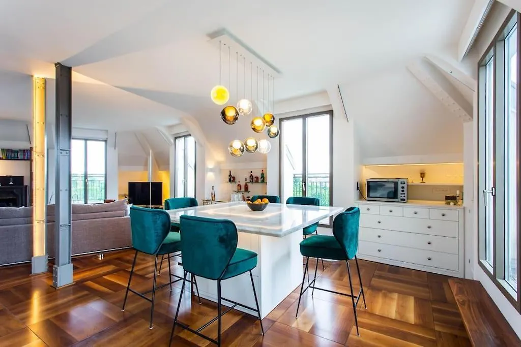 Appartement New Rbnb Eiffel Tower Rooftop 360 Terrace View And Parking Parijs