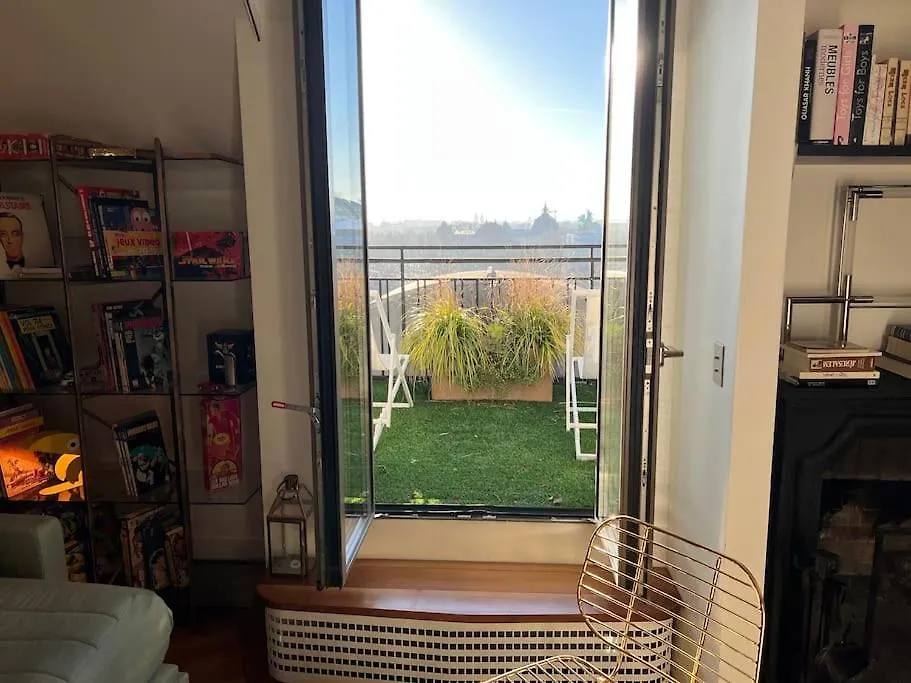 Appartement New Rbnb Eiffel Tower Rooftop 360 Terrace View And Parking Parijs Frankrijk